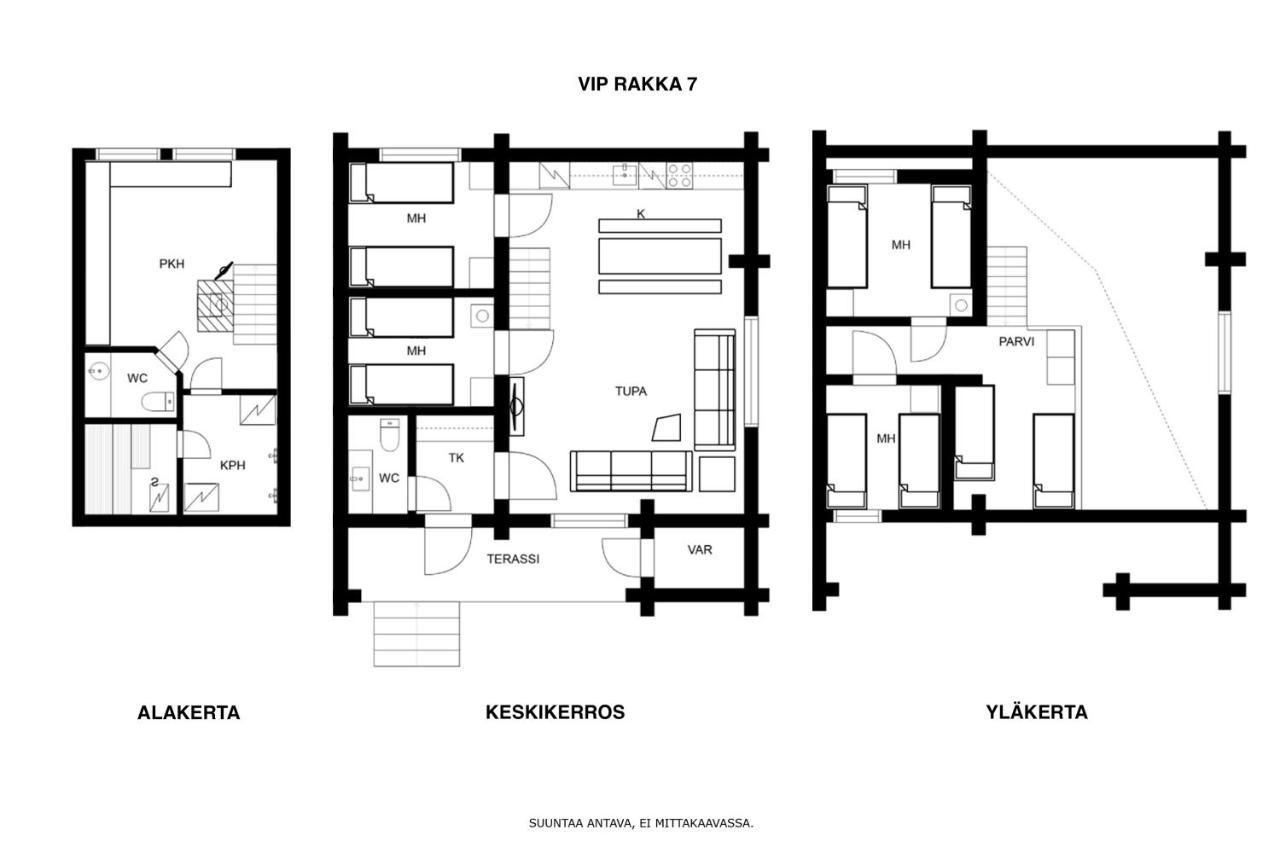 Vip Rakka Villas 7 & 8 Леви Экстерьер фото