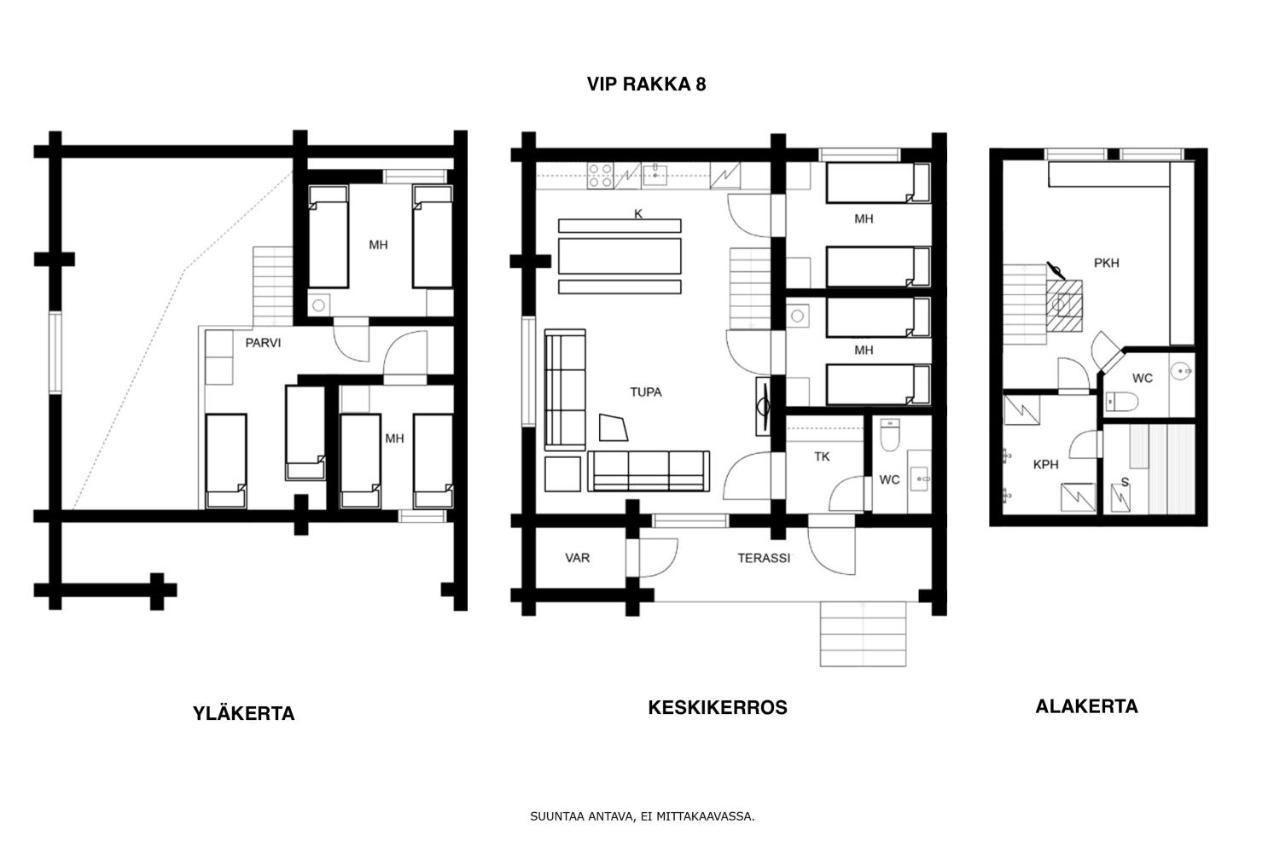 Vip Rakka Villas 7 & 8 Леви Экстерьер фото
